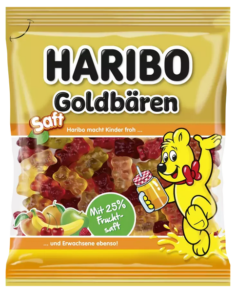 Желейки Haribo Goldbaren Saft 160g 5357 фото