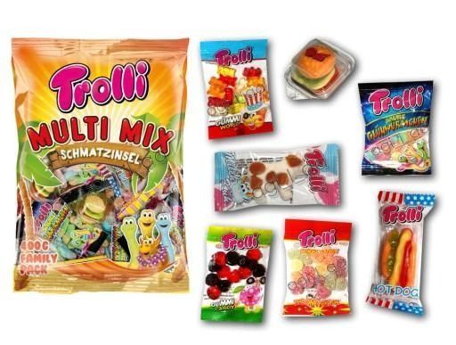 Желейные конфеты Trolli Multi Mix Schmatzinsel 500g 5139 фото