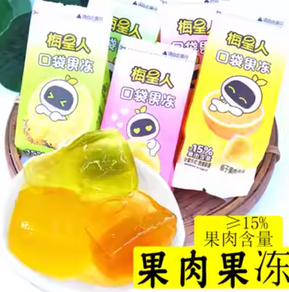 Китайское желе Mei Xing Ren со вкусом ананаса 34г 8687 фото