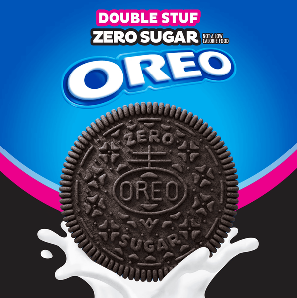 Печиво Oreo Double Stuf Zero Sugar Chocolate Sandwich Cookies 290г 11557 фото