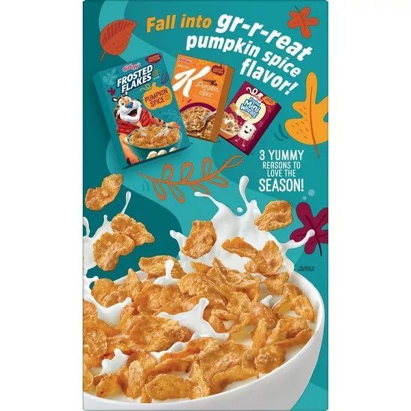 Пластівці Kellogg's Frosted Flakes Pumpkin Spice 484g (Пошкоджена коробка) 5653 фото