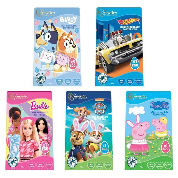 Шоколадное яйцо и батончик Kinnerton Peppa Pig Milk Chocolate Easter Egg 50г 8148 фото