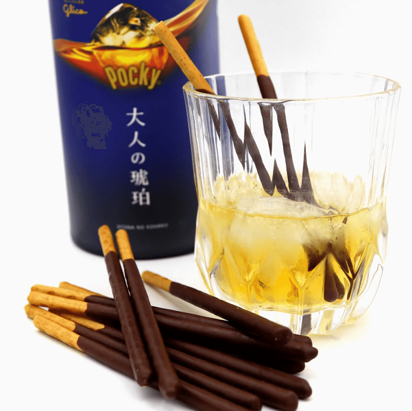 Японские палочки Glico Pocky Otona No Kohaku Adult Amber Limited Edition сладко-соленые 6x17 шт. 8245 фото