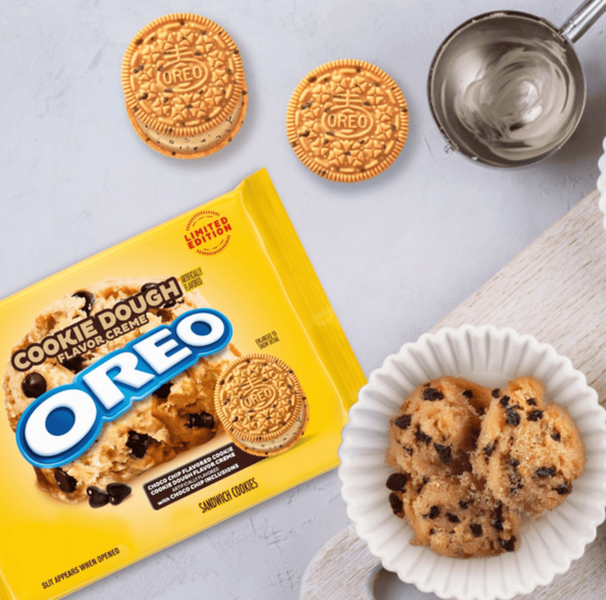 Печенье Oreo Cookie Dough Flavor Creme Sandwich Cookies 303г 10535 фото
