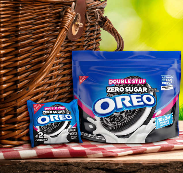 Печиво Oreo Double Stuf Zero Sugar Chocolate Sandwich Cookies 290г 11557 фото