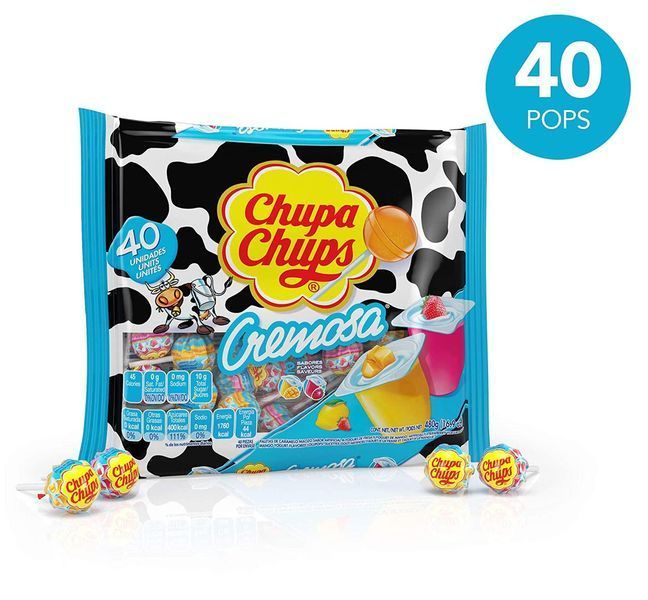 Набор Chupa Chups Cremosa Yogurt 40 count 1381 фото