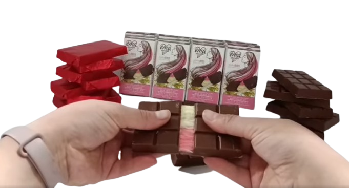Шоколад Волосся Ангела EMA Milk Chocolate 55г 8539 фото