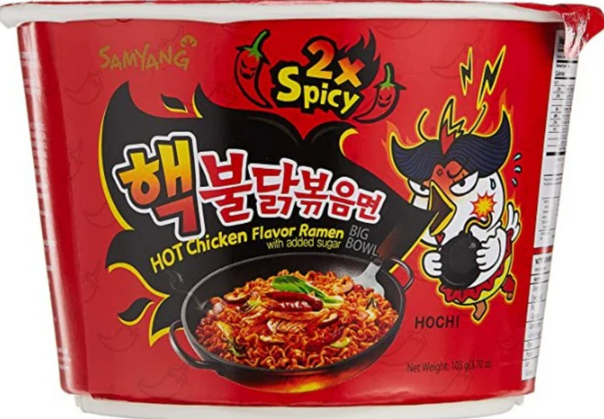 Лапша быстрого приготовления Samyang Buldak 2X Spicy со вкусом острой курицы 105г 8006 фото