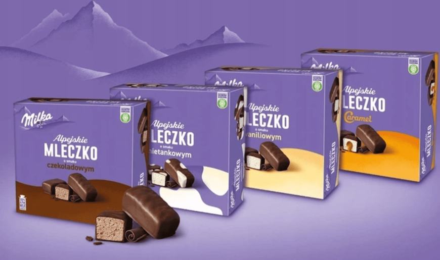 Цукерки пташине молоко Milka Alpine Milk Chocolate 330г 9842 фото