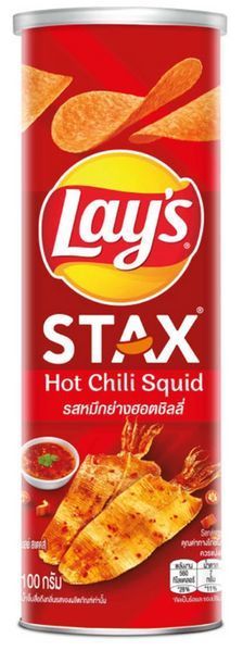 Чипсы Lay's Stax Hot Chili Squid 100 г 6842 фото