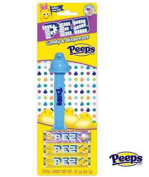 Диспенсер із цукерками Pez Candy Peeps Dispenser Блакитний 24.7г 8697 фото