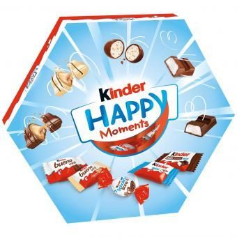 Новогодний набор подарок Kinder Happy Moments Mini Mix 161g 4208 фото