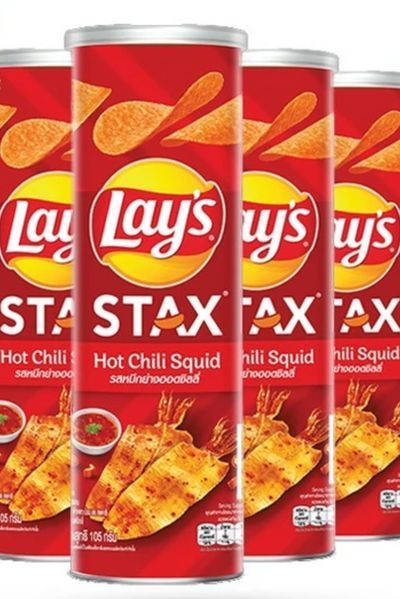 Чипсы Lay's Stax Hot Chili Squid 100 г 6842 фото