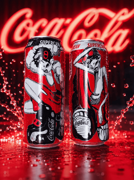 Газированный напиток Coca-Cola Supercan Original Аниме 500мл 11467 фото
