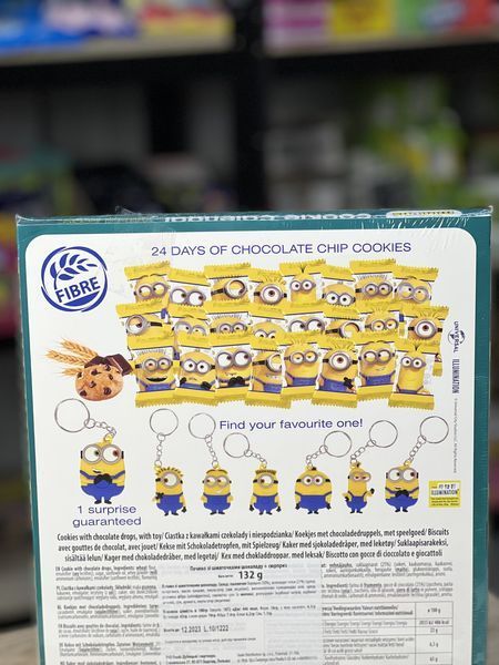 Адвент календар з тістечками Disney Minions 132g 4420 фото