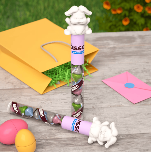 Шоколадные конфеты Hershey's Kisses Milk Chocolate Easter Cane 63г 10897 фото