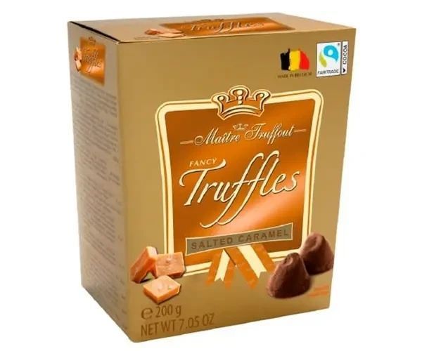 Конфеты MAITRE TRUFFOUT Трюфель Соленая Карамель, 200 г 6392 фото