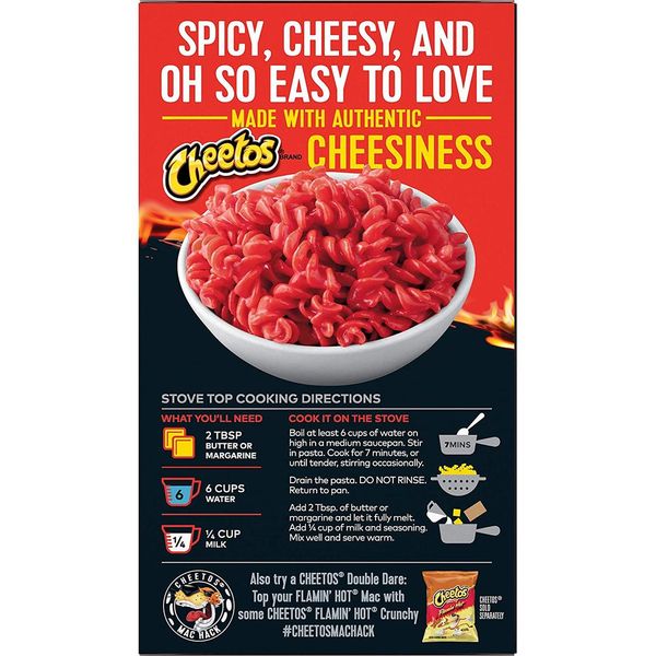 Острые макароны с сыром Cheetos Mac’n Cheese Flamin Hot 160g 1473 фото