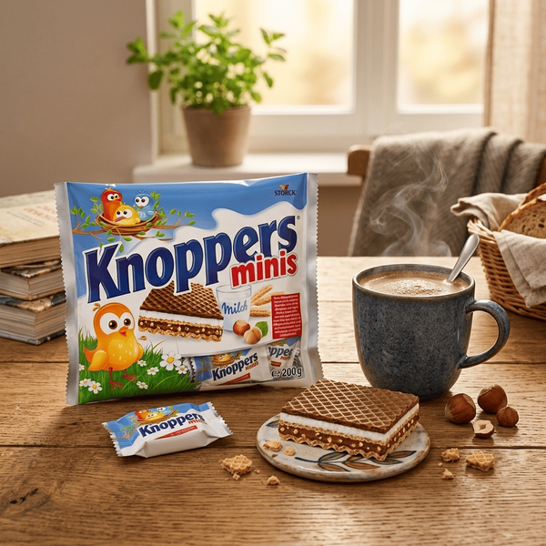 Вафли Storck Knoppers Minis Milch 200г 10847 фото