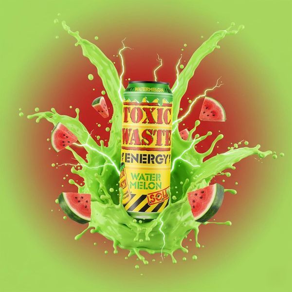 Энергетический напиток Toxic Waste Watermelon Energy Drink 500мл 9951 фото