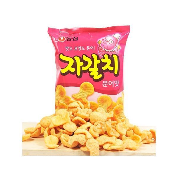 Корейські снеки Nongshim Tako Chips Seafood Flavor 60г 7969 фото