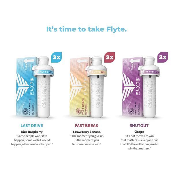 Набір картриджів для напоїв Cirkul Flyte Electrolytes Flavor Water Variety Pack 6шт 10150 фото