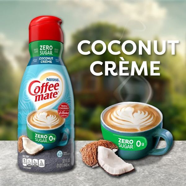 Сливки для кофе Coffee Mate Zero Sugar Coconut Creme 946 мл 9515 фото