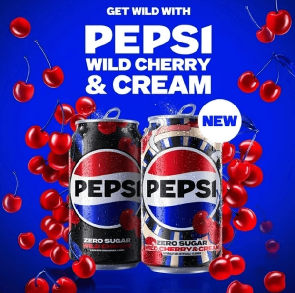 Газований напій Pepsi Wild Cherry & Cream 355мл 8864 фото