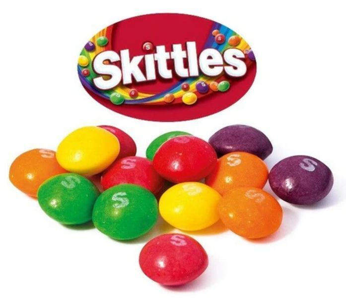 Драже Skittles Giants Vegan Chewy Sour Sweets, 116г 6324 фото