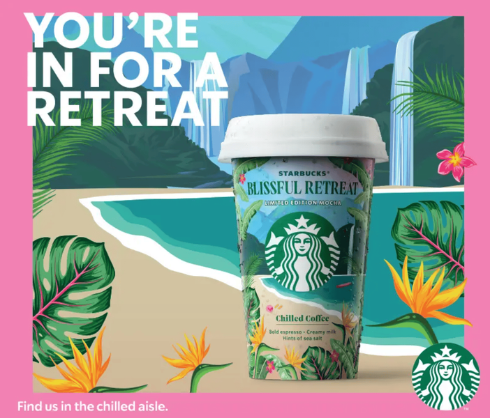 Холодна кава Starbucks Blissful Retreat Mocha 220мл 9164 фото