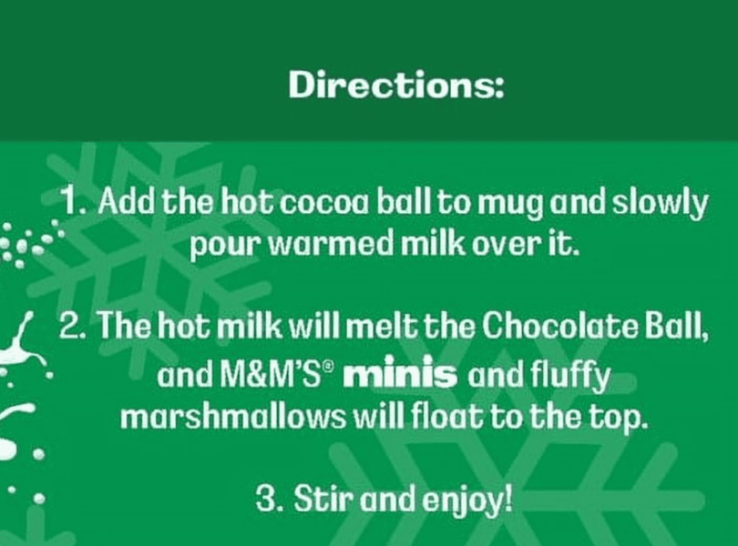 Шоколадная бомбочка с драже и мини-маршмеллоу M&M's Minis Milk Chocolate Hot Chocolate Ball 31г 9706 фото