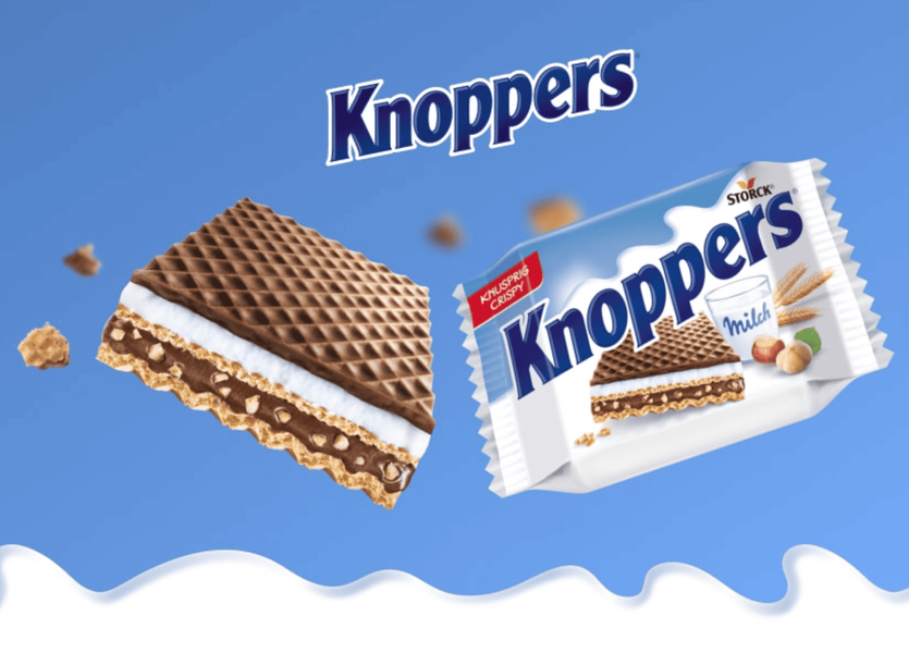 Вафли Storck Knoppers Minis Milch 200г 10847 фото
