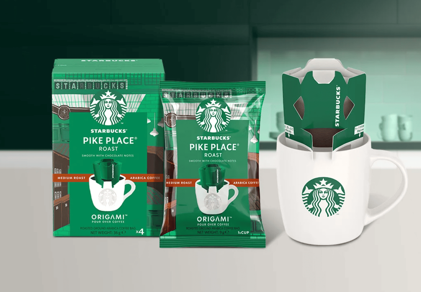 Капельный кофе Starbucks Origami Personal Drip Coffee Pike Place Roast 1шт х 8.4г 10201 фото