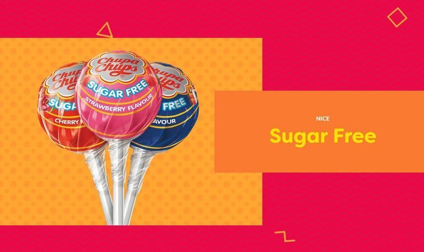 Леденцы Chupa Chups Sugar Free 6шт 66г 7481 фото