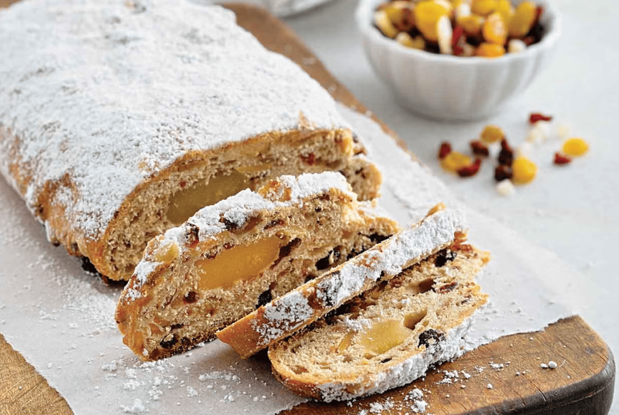 Штоллен Kuchenmeister Marzipan Stollen 500г 9801 фото