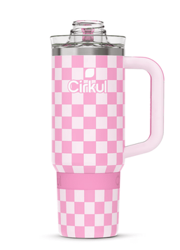 Термокружка с ручкой Cirkul All-Day StrawSip Pink Pixel 887 мл 9902 фото