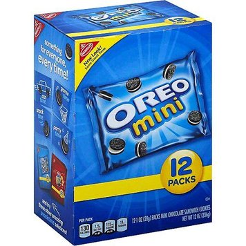 Печенье Oreo Mini 12 packs 336g 0985 фото