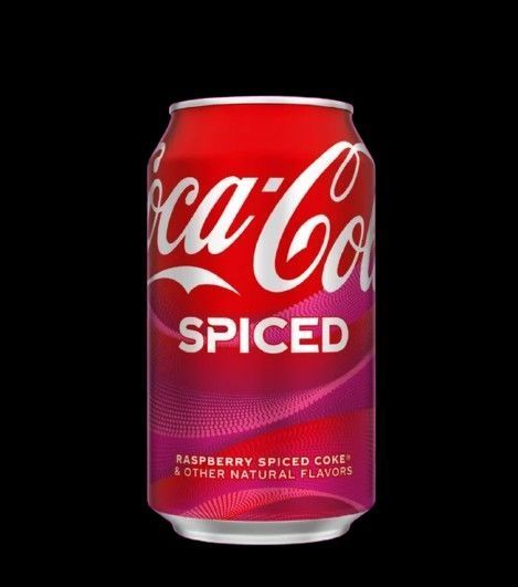Напій Coca-Cola Spiced Raspberry Spiced Coke Natural Flavor, 335мл (Примʼята баночка) 6997 фото
