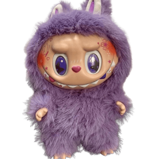 Большая игрушка Лабубу Дракончик Pop Mart Labubu The Monsters Purple Zimomo 38см 9065 фото