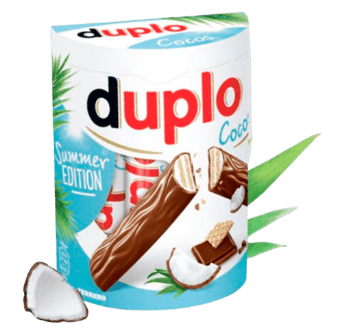Батончики Ferrero Duplo Cocos 10шт, 182г 9165 фото