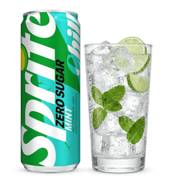 Газований напій Sprite Chill Zero Sugar Mint Zitrone Limette 330мл 11246 фото