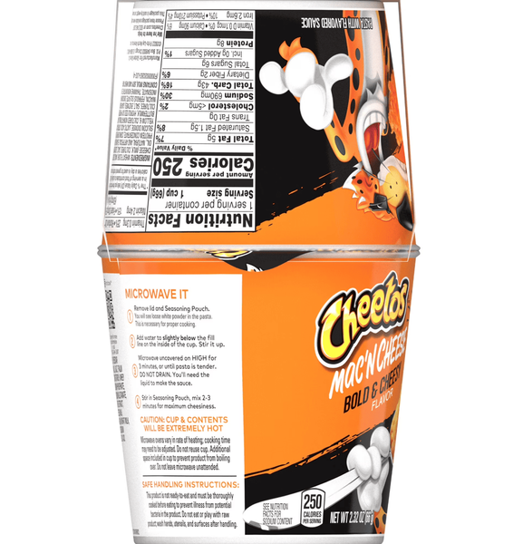 Макароны Cheetos Mac'N Cheese Pasta Bold and Cheesy Flavor 4шт, 264г 10848 фото