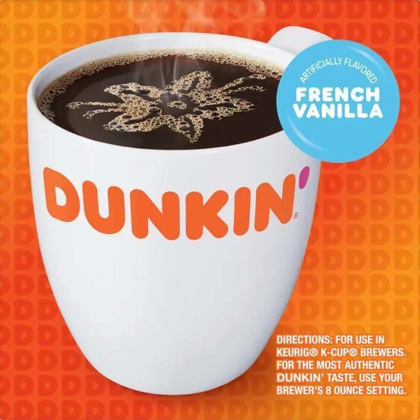 Капсулы для кофе Dunkin' French Vanilla Flavored Coffee, 105г 6487 фото