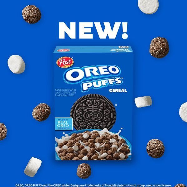 Сухий сніданок Post Oreo Puff Chocolate Breakfast Cereal 283г 10545 фото