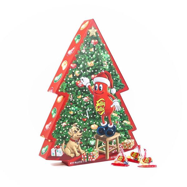 Адвент Календар Jelly Belly Christmas Tree Advent Calendar 190g 2246 фото