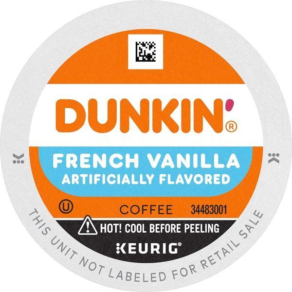 Капсулы для кофе Dunkin' French Vanilla Flavored Coffee, 105г 6487 фото