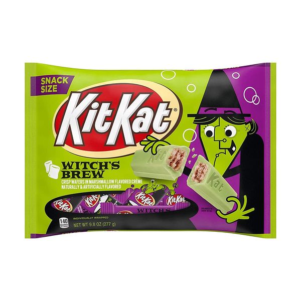 Шоколадні батончики Kit Kat Halloween Witch's Brew Marshmallow 277g 1313 фото