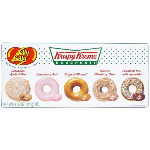 Подарункова коробка жувальних цукерок Jelly Belly Krispy Kreme Donut Gift Box 120г 8598 фото