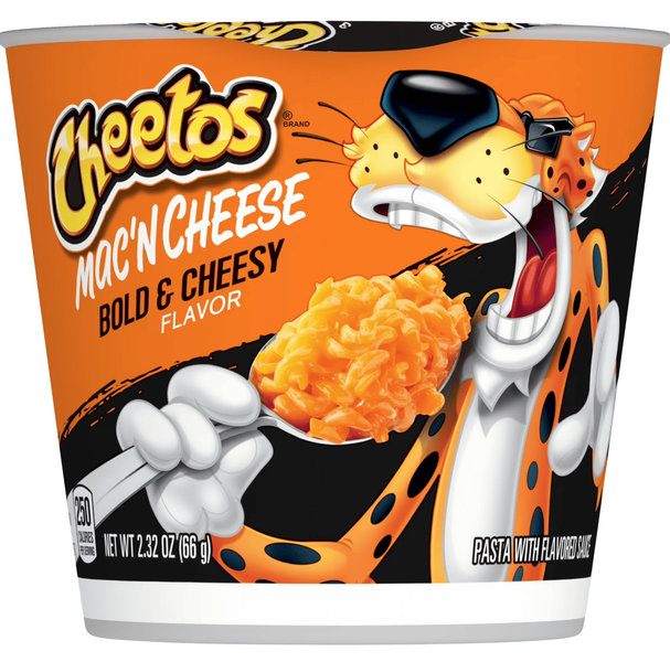 Макароны Cheetos Mac'N Cheese Pasta Bold and Cheesy Flavor 4шт, 264г 10848 фото