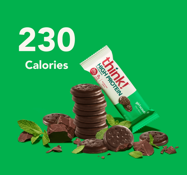Протеиновые батончики Think! High Protein Bars Chocolate Mint 5шт х 60г 10695 фото
